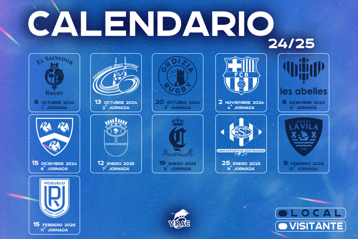 Sorteado el calendario de la División de Honor 2024/2025 – VRAC Quesos ...